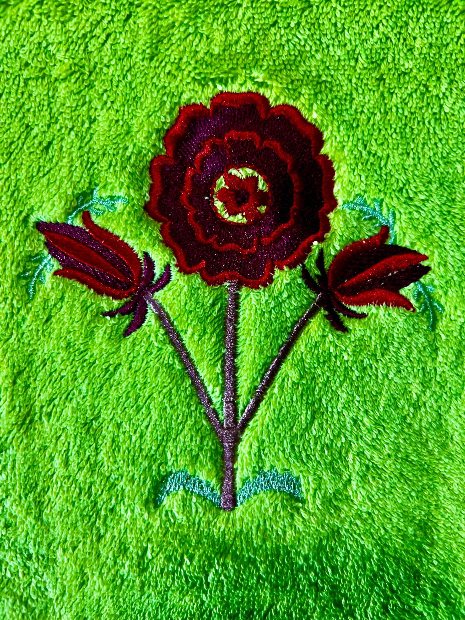 Rosewood Flora Embroidered Towels